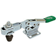Carr Lane, Horizontal Toggle Clamp, Clamping Force (lbf): 600, Open Arm, Flanged Base,