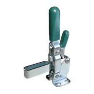 Carr Lane, Vertical Toggle Clamp, Clamping Force (lbf): 500, Open Arm, Flanged Base, Stainless Steel