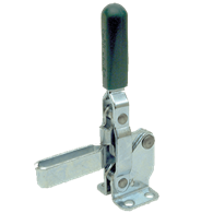 Carr Lane, Vertical Toggle Clamp, Clamping Force (lbf): 500, Long Open Arm, Flanged Base, Steel