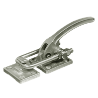 Carr Lane, Latch Action Toggle Clamp, Holding Capacity (lbf): 7500, Stainless Steel, Flanged Base