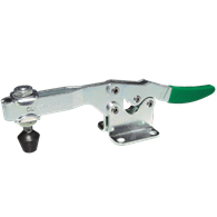 Carr Lane, Horizontal Toggle Clamp, Clamping Force (lbf): 750, Open Arm, Flanged Base, Steel