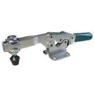 Carr Lane, Horizontal Toggle Clamp, Clamping Force (lbf): 750, Open Arm, Flanged Base, Steel