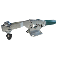 Carr Lane, Horizontal Toggle Clamp, Clamping Force (lbf): 750, Open Arm, Flanged Base, Steel