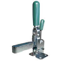 Carr Lane, Vertical Toggle Clamp, Clamping Force (lbf): 750, Open Arm, Flanged Base, Steel