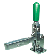 Carr Lane, Vertical Toggle Clamp, Clamping Force (lbf): 1000, Open Arm, Straight Base, Steel