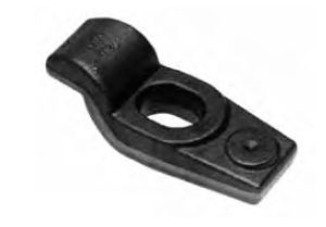TE-CO Forged Gooseneck Clamp, Stud Size: 1/2